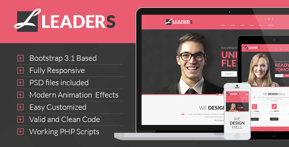 Leaders - Multipurpose HTML Template