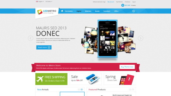 Leo Metro PrestaShop 1.6 & 1.7 Theme for Mobile & Electronic Shop
