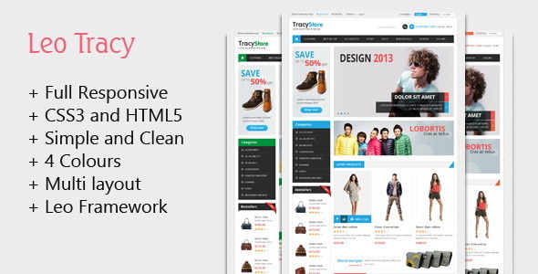 Leo Tracy Prestashop Theme for Fashion & Accessories