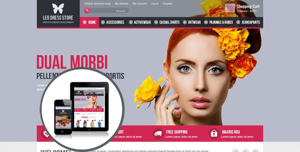Leo Dress Store Prestashop Theme