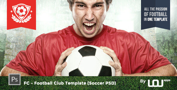 FC - Football Club PSD Template