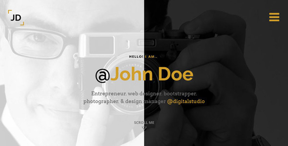 Product preview supplied for JD | Creative One Page Multi-Purpose HTML Template