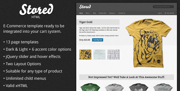 Stored  - HTML Ecommerce Template