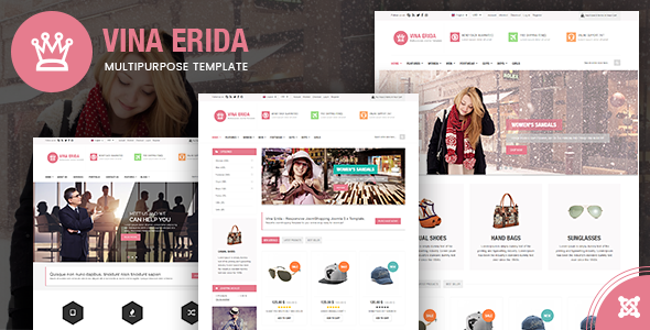 Vina Erida - Multipurpose Joomla 3.x Template