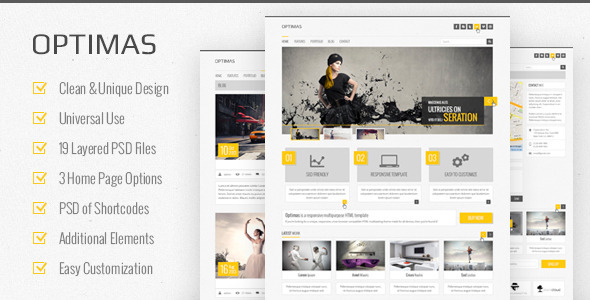 Optimas - PSD Template listing image