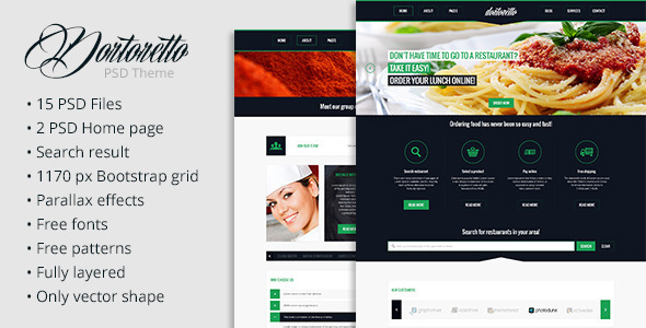 Dortoretto PSD Theme