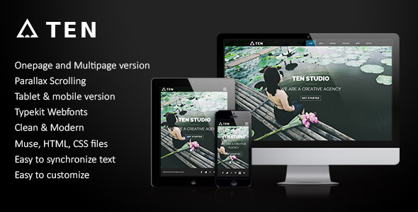 Preview image for Ten Creative Muse Template