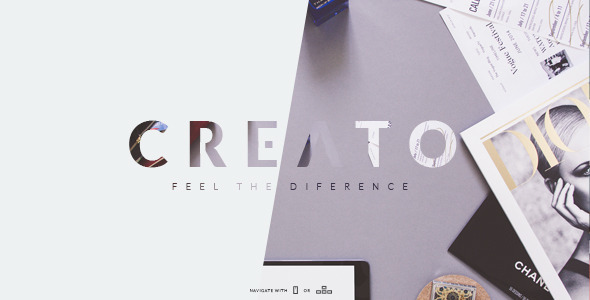 Preview image for Creato - Creative & Modern PSD Template