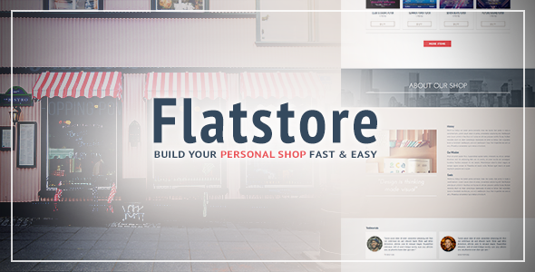 Product preview supplied for Flatstore - eCommerce Muse Template for Online Shop