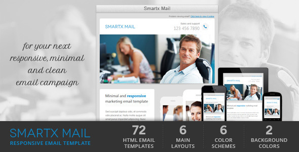 Smartx Mail - Responsive Email Template listing image