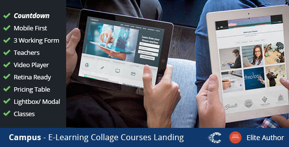 Preview image for Campus Education eCourse Sign-up Landing