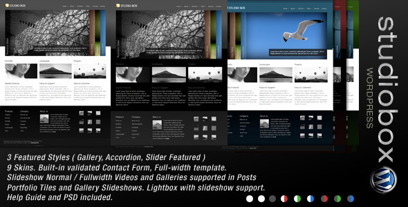 Studio Box | WordPress Theme listing image