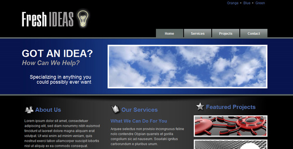 Fresh Ideas - 3 Color Themes