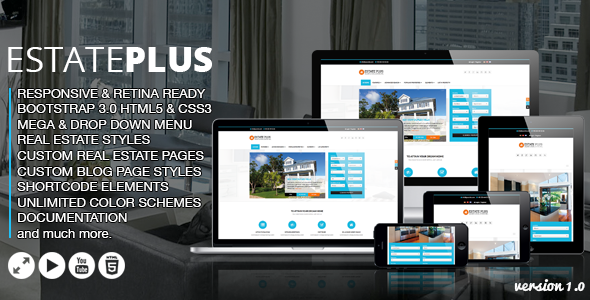 Estate Plus | HTML Template listing image