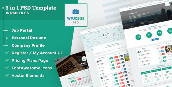 WPJobus - Job Portal, Resume and Company Profile product preview
