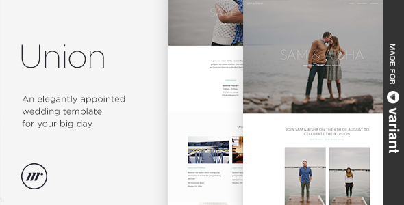 Union - Wedding Template with Page Builder listing image