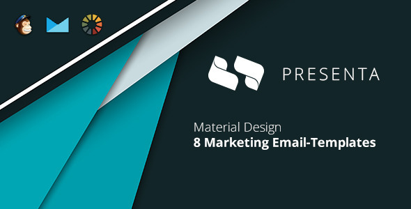 Presenta Marketing Email-Template + EmailBuilder product preview