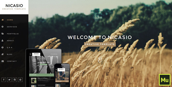 Nicasio Creative Muse Template