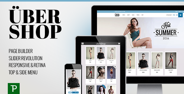 UberShop - Responsive Flat WooCommerce Theme listing image