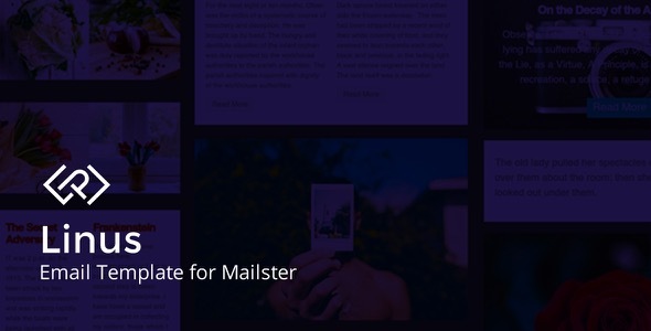 Linus - Email Template for Mailster listing image
