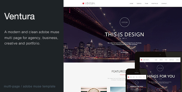 Ventura - Multi-Purpose Muse Template product preview