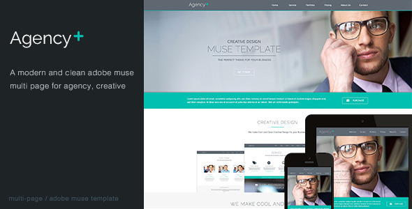 Preview image for AgencyPlus -  Multi-Purpose Muse Template