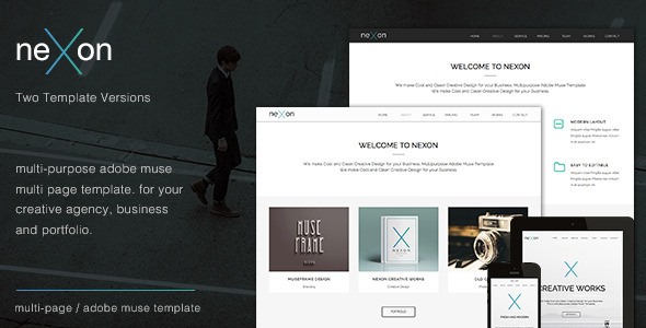 Preview image for NeXon - Multi-Purpose Creative Muse Template