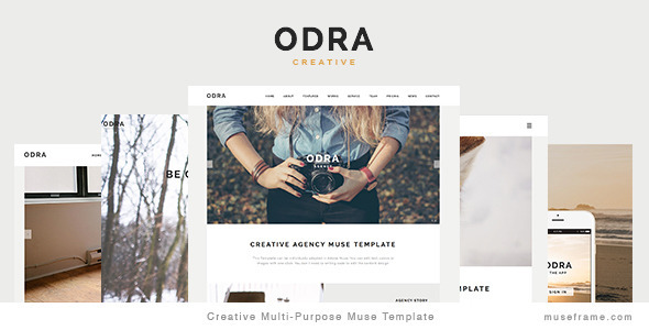 Preview image for ODRA - Creative Multi-Purpose Muse Template