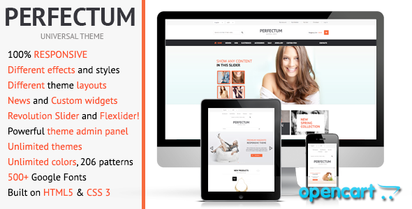 Perfectum – Premium Responsive OpenCart theme listing image