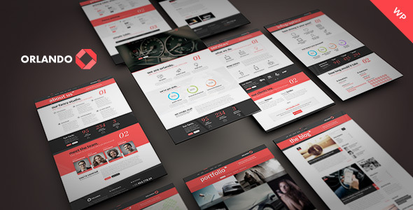 Orlando - Creative Infographics WordPress Theme