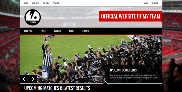 SPORTY - Responsive HTML5 Template for Clubs listing image
