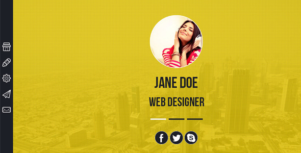 Professional Portfolio Muse Template