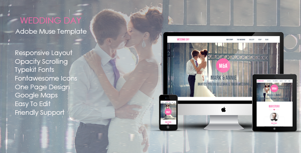 Wedding Day Muse Template product preview