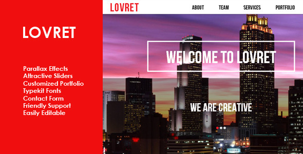 Lovret Multipurpose Muse Theme