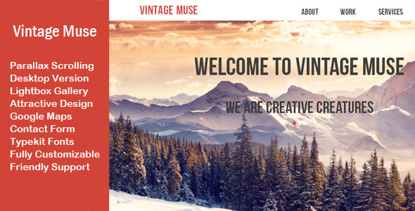 Vintage Muse Multi-purpose Template