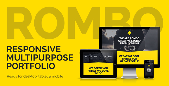 Rombo - Responsive Multipurpose Portfolio Muse Template product preview