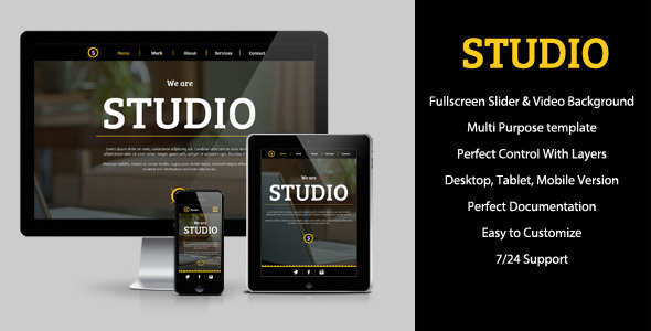 Studio - Multipurpose Muse Template listing image