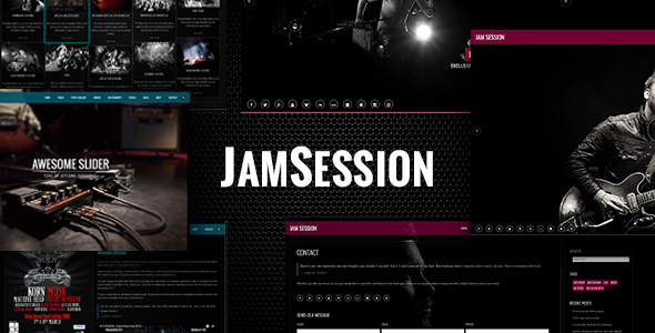 Preview image for JamSession - Music WordPress Theme