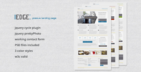 Edge Landing Page