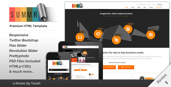 Summr Responsive  Business HTML Template