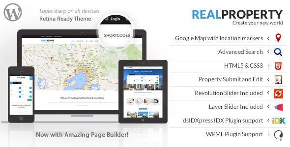 Preview image for Real Property - RealEstate Theme
