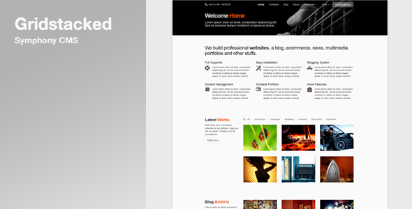 Gridstacked - Symphony CMS Ensemble