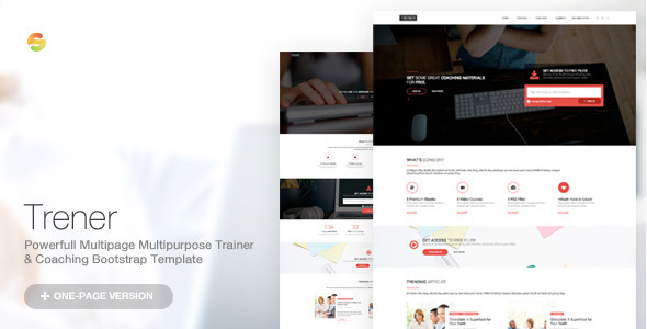 Trener - Multipurpose Coaching & Training Template