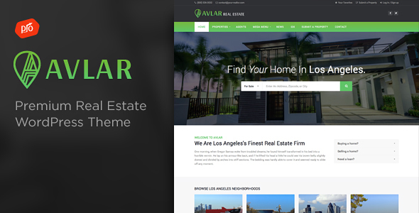 Avlar - Real Estate WordPress Theme listing image