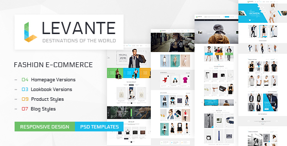 Levante - Clean Shop PSD Templates