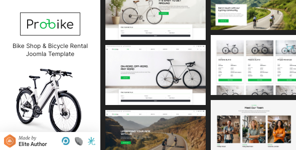 ProBike - Bike Shop & Bicycle Rental Joomla 6 Template listing image