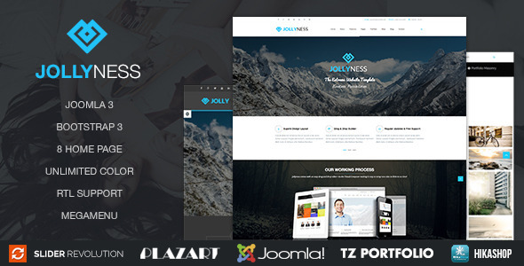 Jollyness - Business Joomla Template