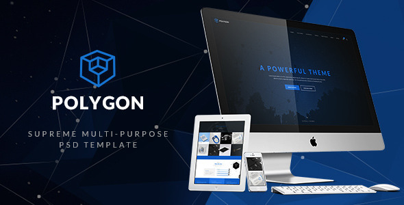 Polygon- Supreme Multi-purpose PSD Template