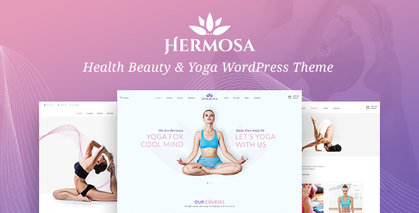 Product preview supplied for Hermosa - Health Beauty & Yoga WordPress Theme