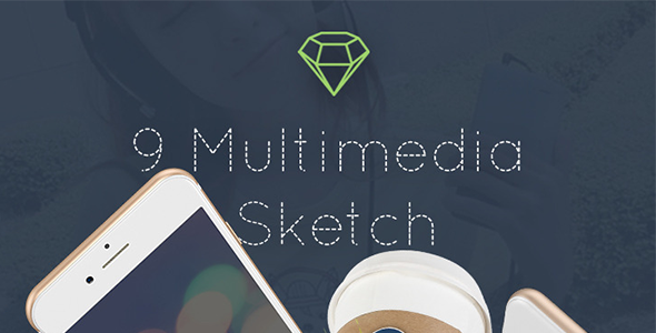 Multimedia App - Sketch Mobile UI Kit